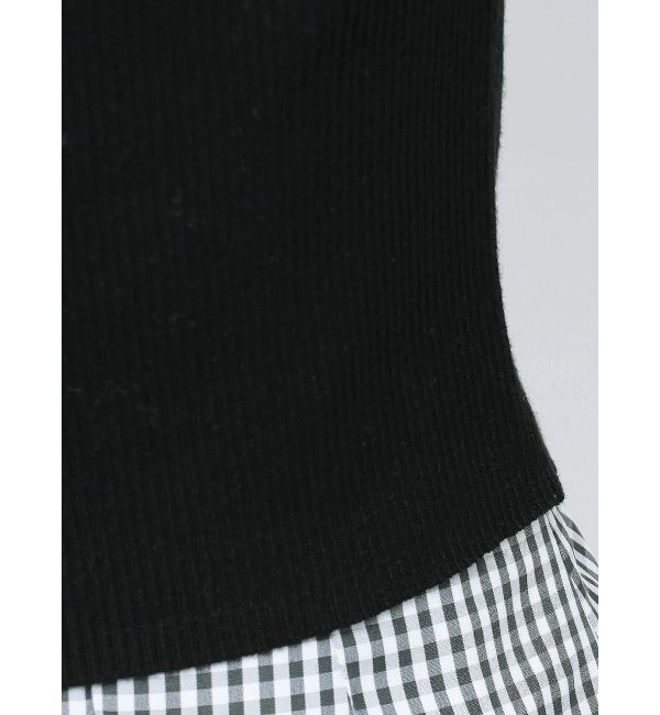 MERCURYDUO「ビスチェ風カットアウトニット」|ニット・セーター|