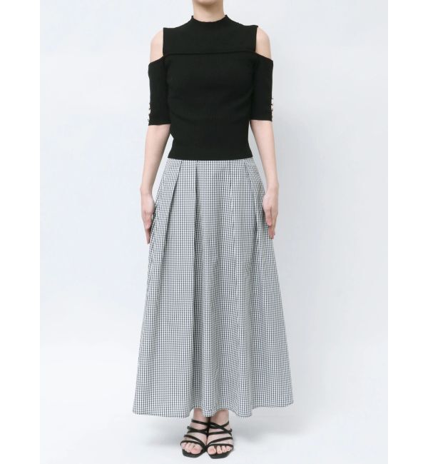 MERCURYDUO「ビスチェ風カットアウトニット」|ニット・セーター|