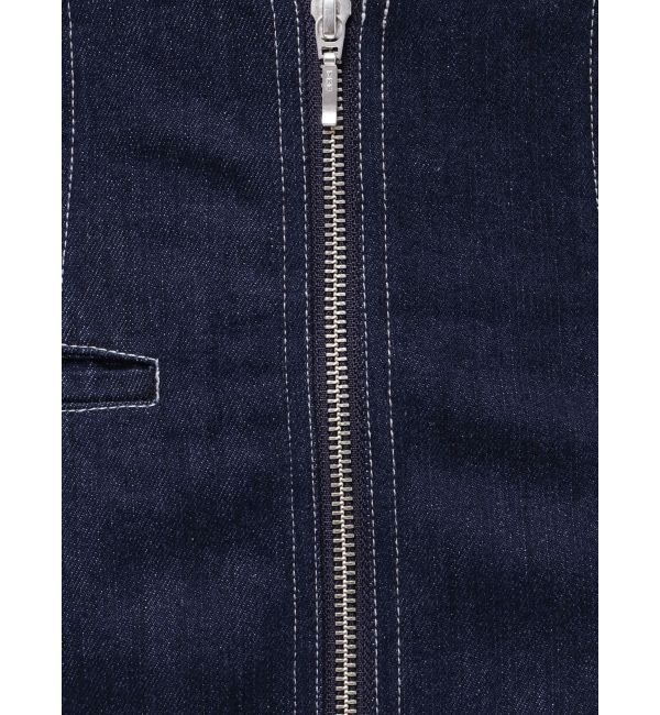 MERCURYDUO「フロントZIPデニムナロースカート」|スカート|