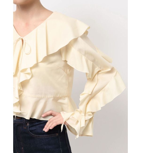 MERCURYDUO「ラッフルブラウス」|シャツ・ブラウス|