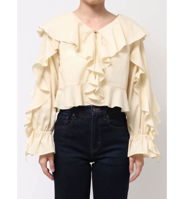MERCURYDUO「ラッフルブラウス」|シャツ・ブラウス|