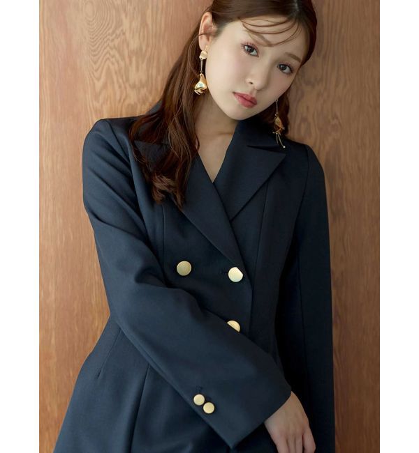 MERCURYDUO「2WAYフィット&フレアジャケットワンピース」|ワンピース|