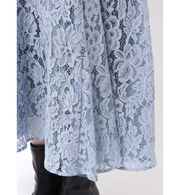 MERCURYDUO「レース切替マーメイドワンピース」|ドレス|