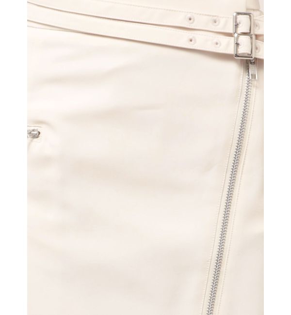 MURUA「ダブルベルトアシメZIPスカート」|スカート|