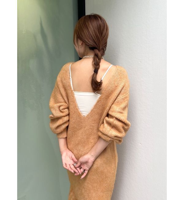 Ungrid「2Wayスリットニットワンピ－ス」|ワンピース|