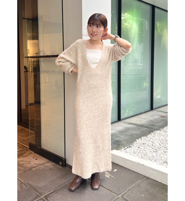 Ungrid「2Wayスリットニットワンピ－ス」|ワンピース|