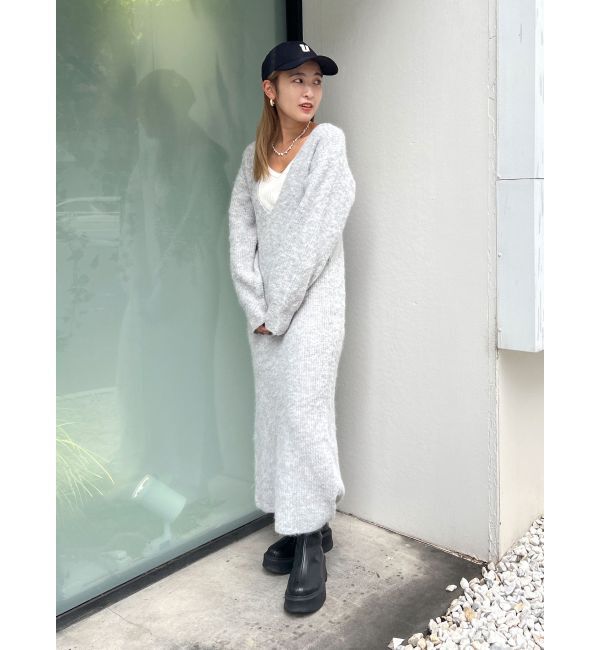 Ungrid「2Wayスリットニットワンピ－ス」|ワンピース|