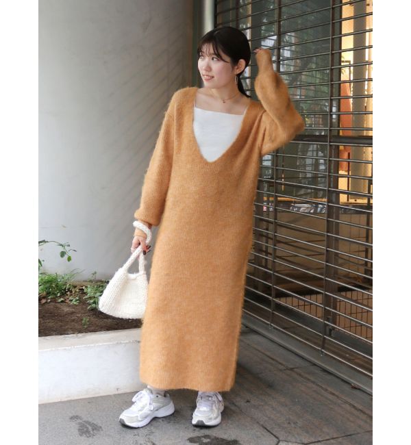 Ungrid「2Wayスリットニットワンピ－ス」|ワンピース|