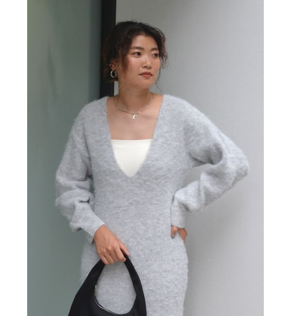 Ungrid「2Wayスリットニットワンピ－ス」|ワンピース|