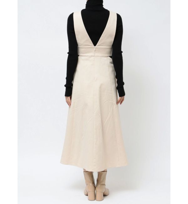 LAGUNAMOON「サイドカットアウトジャンパースカート」|ジャンパースカート|