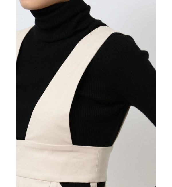 LAGUNAMOON「サイドカットアウトジャンパースカート」|ジャンパースカート|