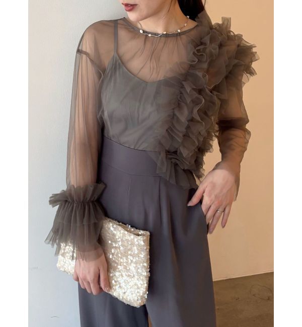 LAGUNAMOON「LADYフリルチュールコンビネゾン」|ドレス|