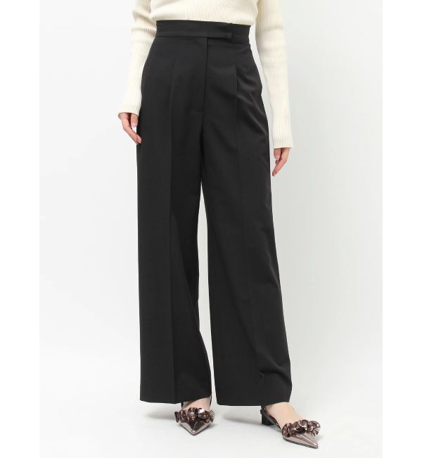 LAGUNAMOON「LADYワイドストレートパンツ」|スラックス|