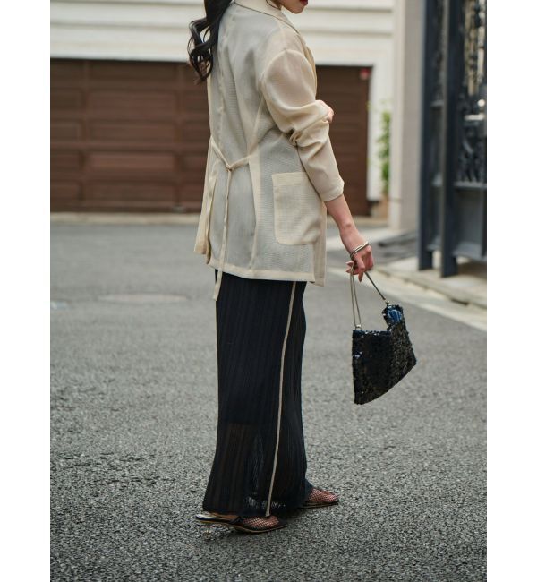 LAGUNAMOON「追加生産【WEB限定】ラインニットワンピース」|ワンピース|