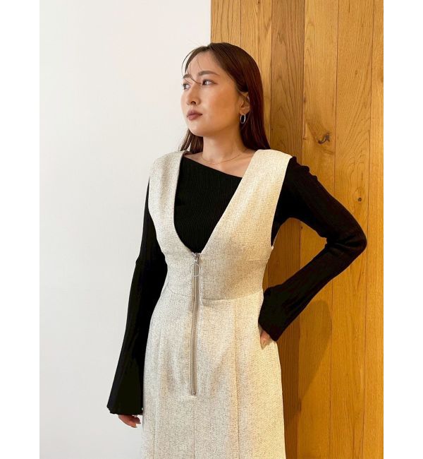 LAGUNAMOON「ノースリーブジャンパースカート」|ワンピース|