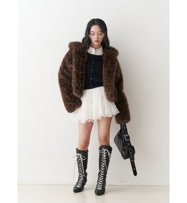 jouetie「ドッキングレースフリルミニスカパン」|その他|