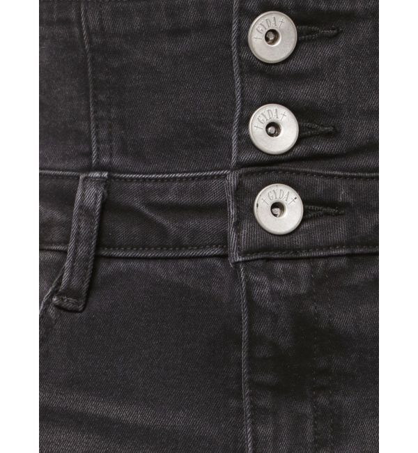 GYDA「ハイウエストBACKクロスマーメイドデニムスカート」|スカート|