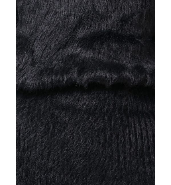 GYDA「オフショルデザインシャギーニットワンピース」|ワンピース|