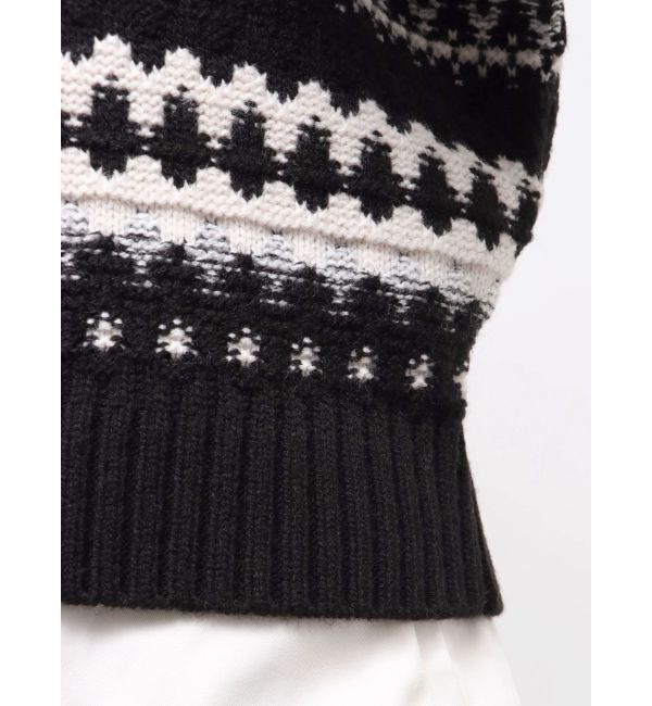 GYDA「GG NORDICショートニットトップス」|ニット・セーター|