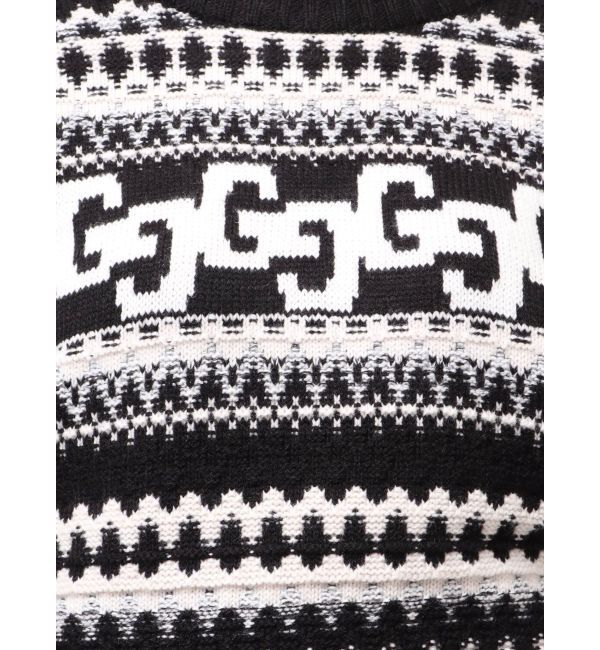 GYDA「GG NORDICショートニットトップス」|ニット・セーター|