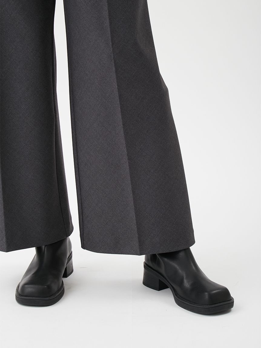 Mila Owen「スーツ地イージーパンツ」|チノ|