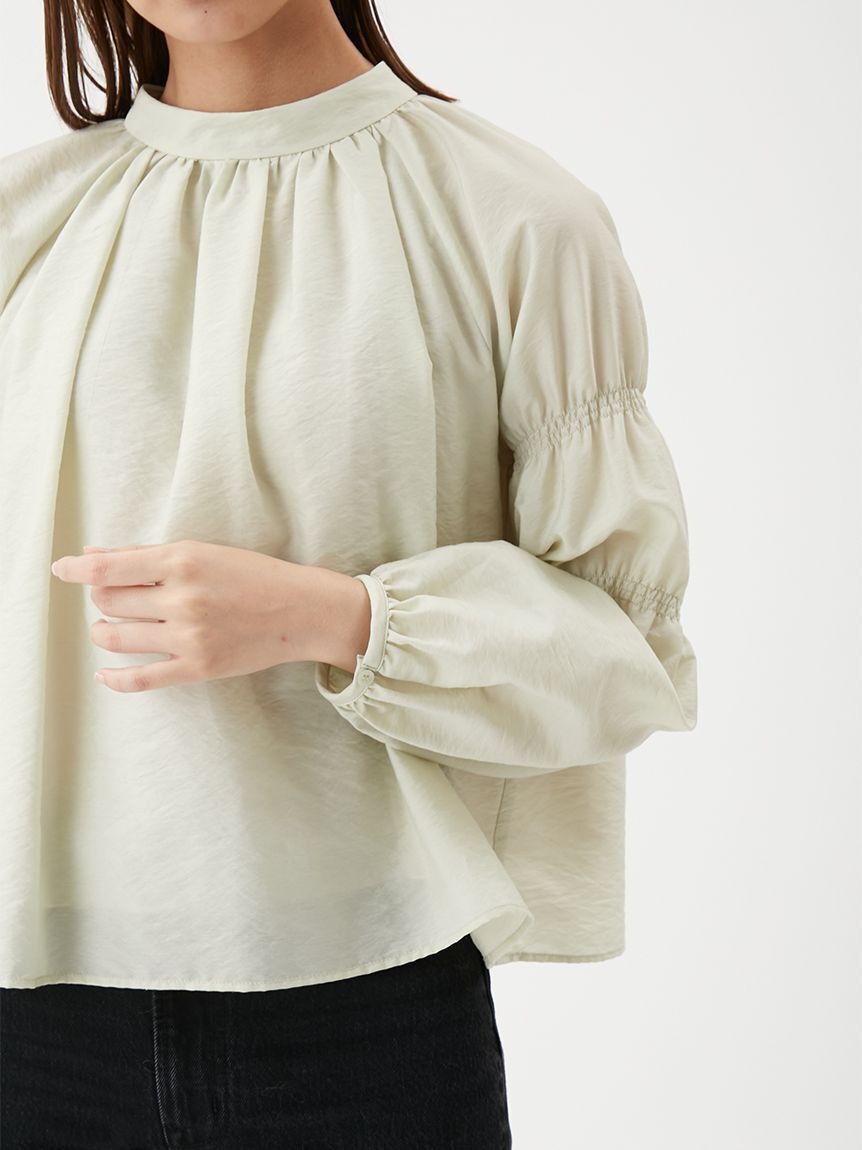 Mila Owen「ギャザーバックリボンブラウス」|シャツ・ブラウス|