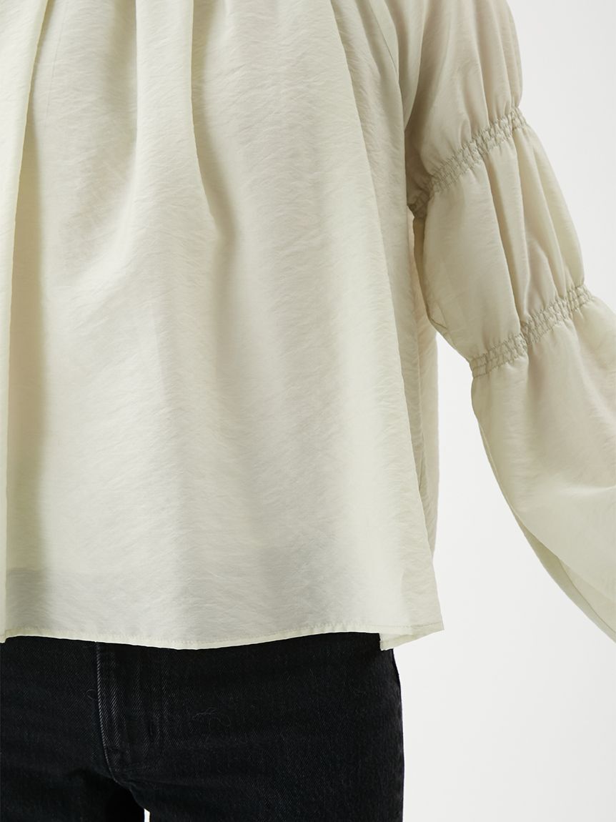 Mila Owen「ギャザーバックリボンブラウス」|シャツ・ブラウス|