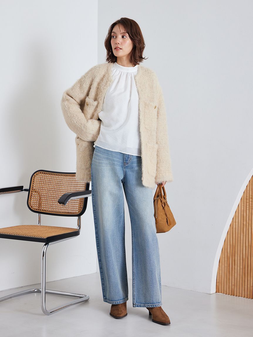 Mila Owen「ギャザーバックリボンブラウス」|シャツ・ブラウス|