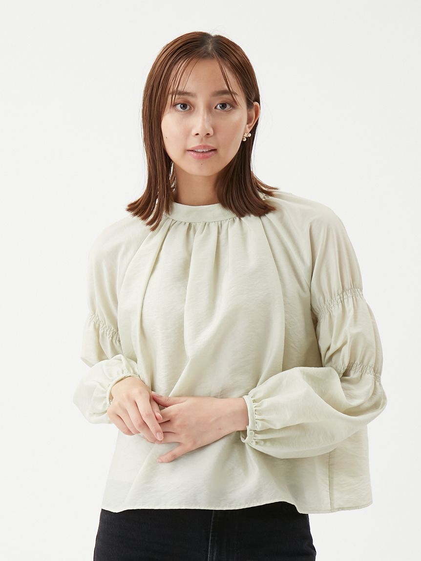 Mila Owen「ギャザーバックリボンブラウス」|シャツ・ブラウス|MNT
