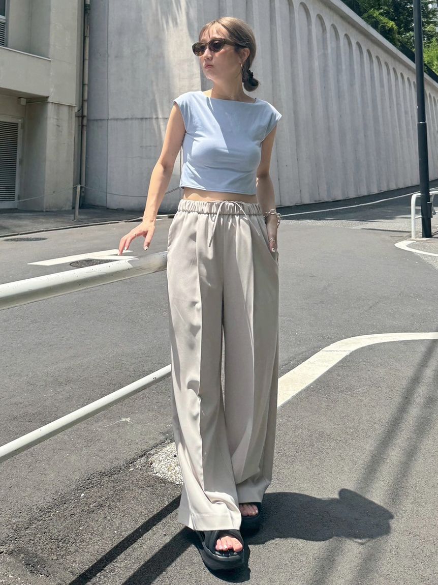 emmi atelier「イージーパンツ」|チノ|