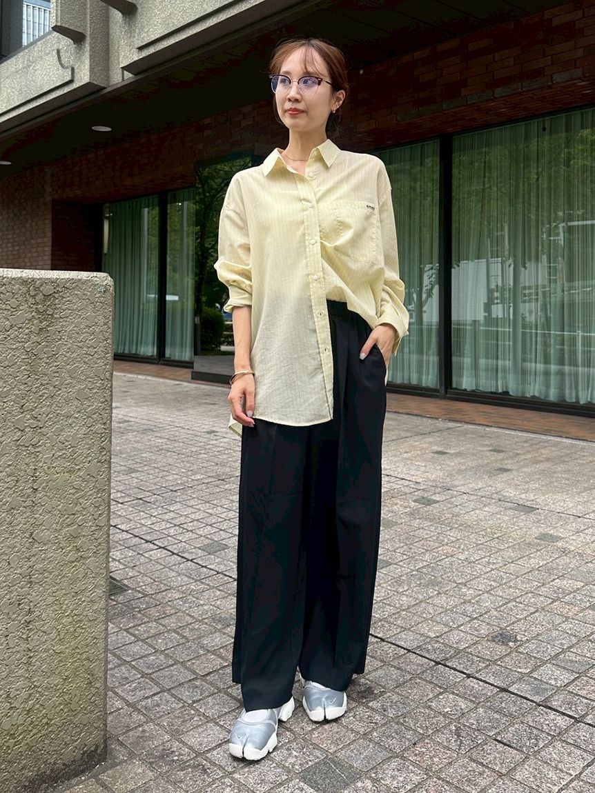 emmi atelier「イージーパンツ」|チノ|BLK