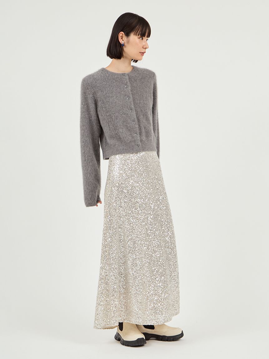 emmi atelier「フォックスカシミヤニットカーディガン」|カーディガン|