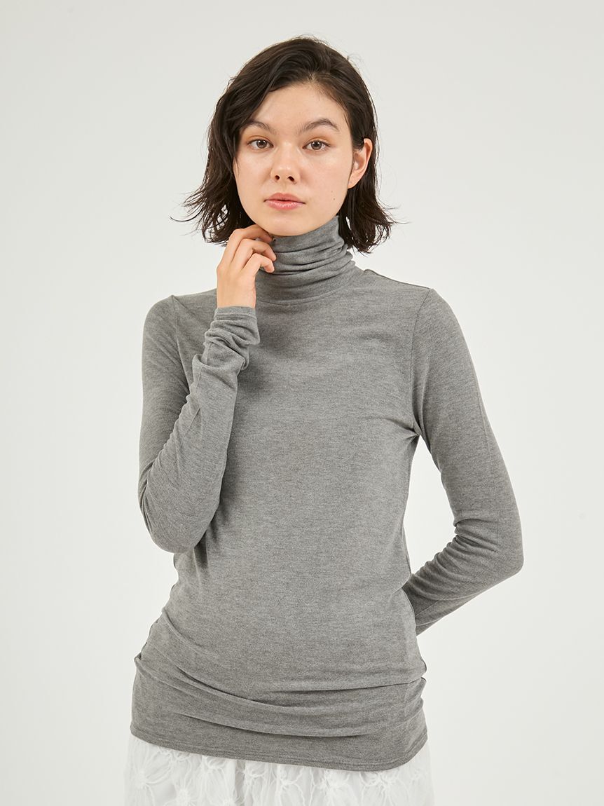 emmi atelier「ハイネックカットソー」|Tシャツ・カットソー|