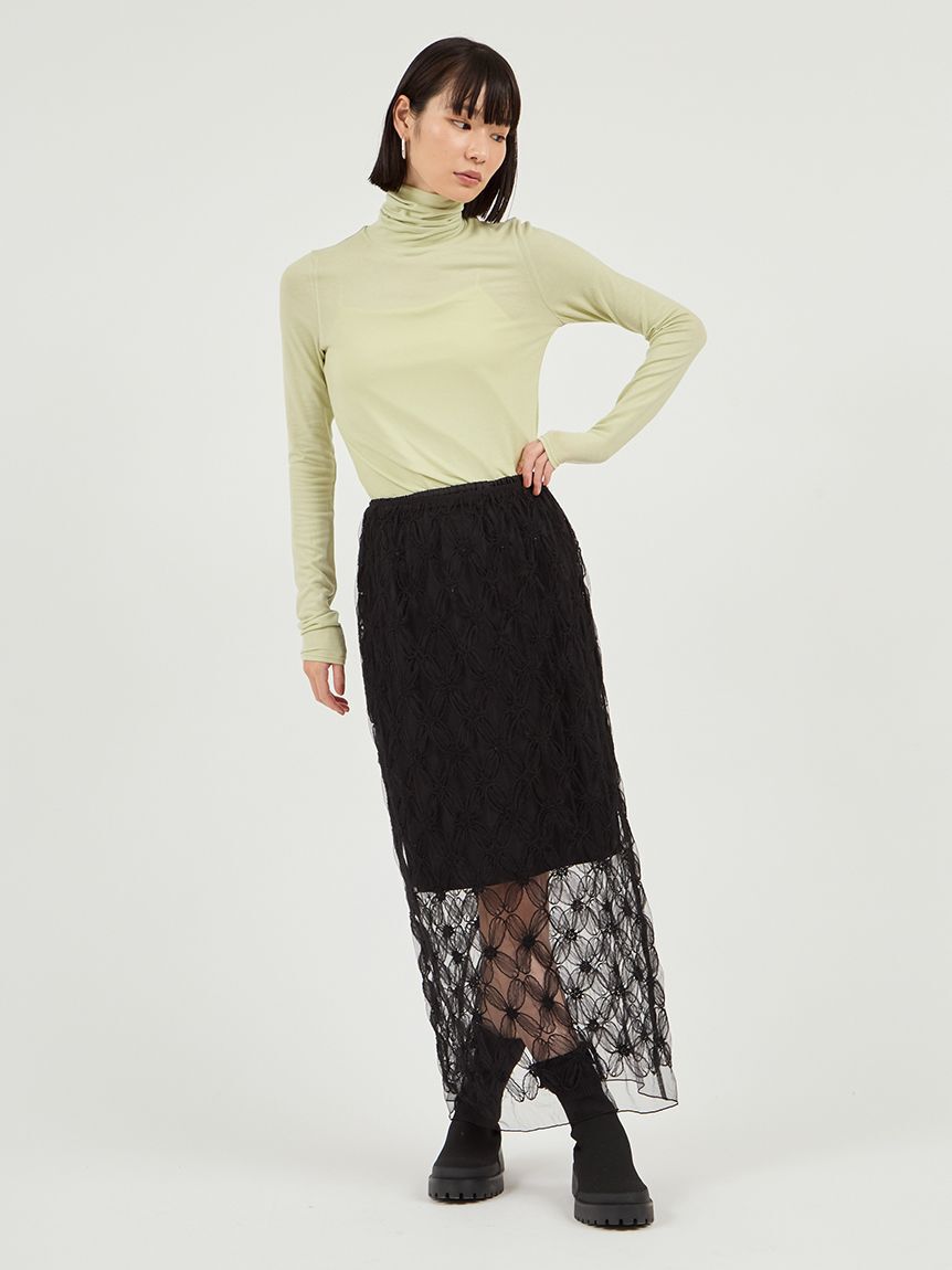 emmi atelier「ハイネックカットソー」|Tシャツ・カットソー|