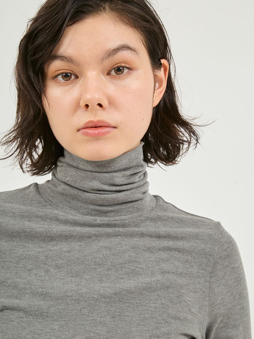 emmi atelier「ハイネックカットソー」|Tシャツ・カットソー|