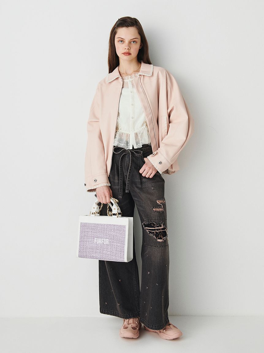 FURFUR「レースフリルブラウス」|シャツ・ブラウス|