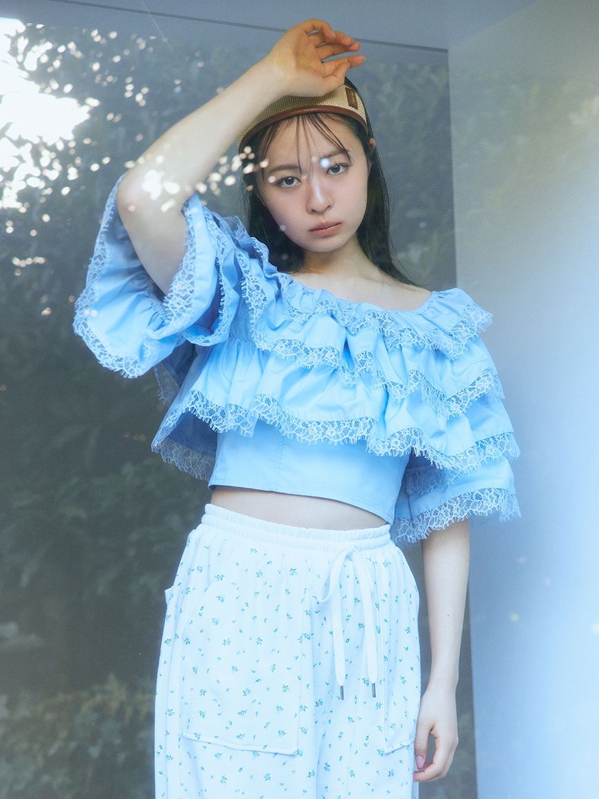 FURFUR「ティアードフリルブラウス」|シャツ・ブラウス|