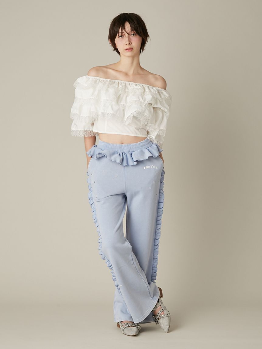 FURFUR「ティアードフリルブラウス」|シャツ・ブラウス|