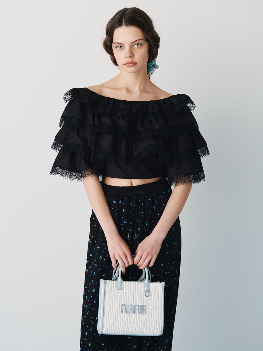 FURFUR「ティアードフリルブラウス」|シャツ・ブラウス|