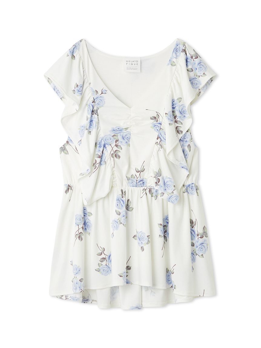 gelato pique「中花柄カップインプルオーバー」|ルームウェア|