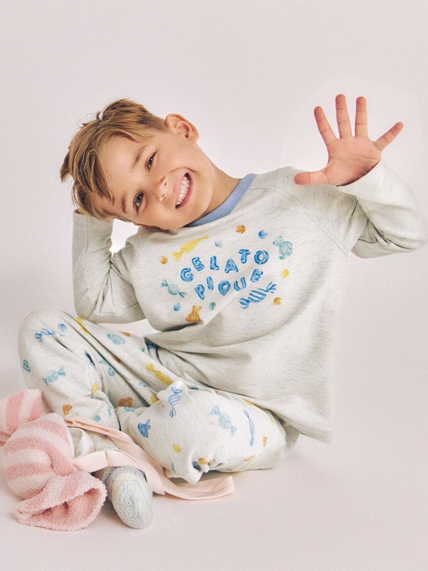GELATO PIQUE KIDS & BABY「【KIDS】キャンディ柄ロングパンツ」|ルームウェア|