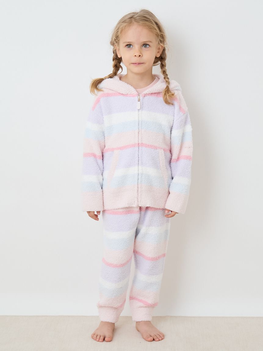 GELATO PIQUE KIDS & BABY「【KIDS】ベビモコカラフルボーダーロングパンツ」|ルームウェア|