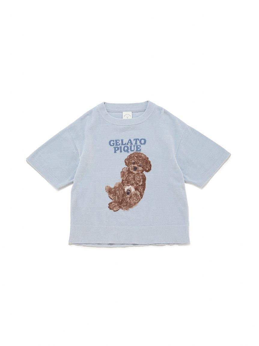 GELATO PIQUE KIDS & BABY「【JUNIOR】ドッグジャガードプルオーバー&ショートパンツセット」|ルームウェア|