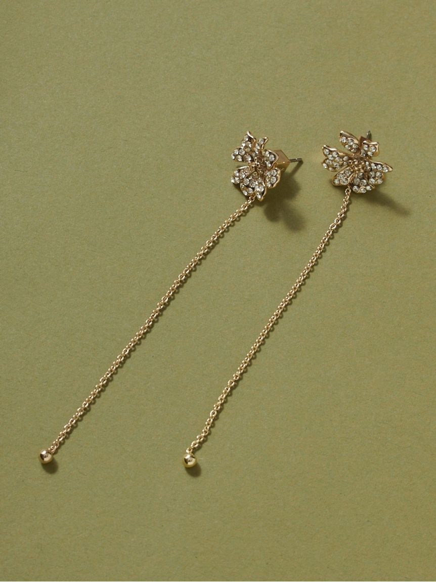 SNIDEL「【FLOWER COLLECTION】マーガレットピアス」|ピアス|