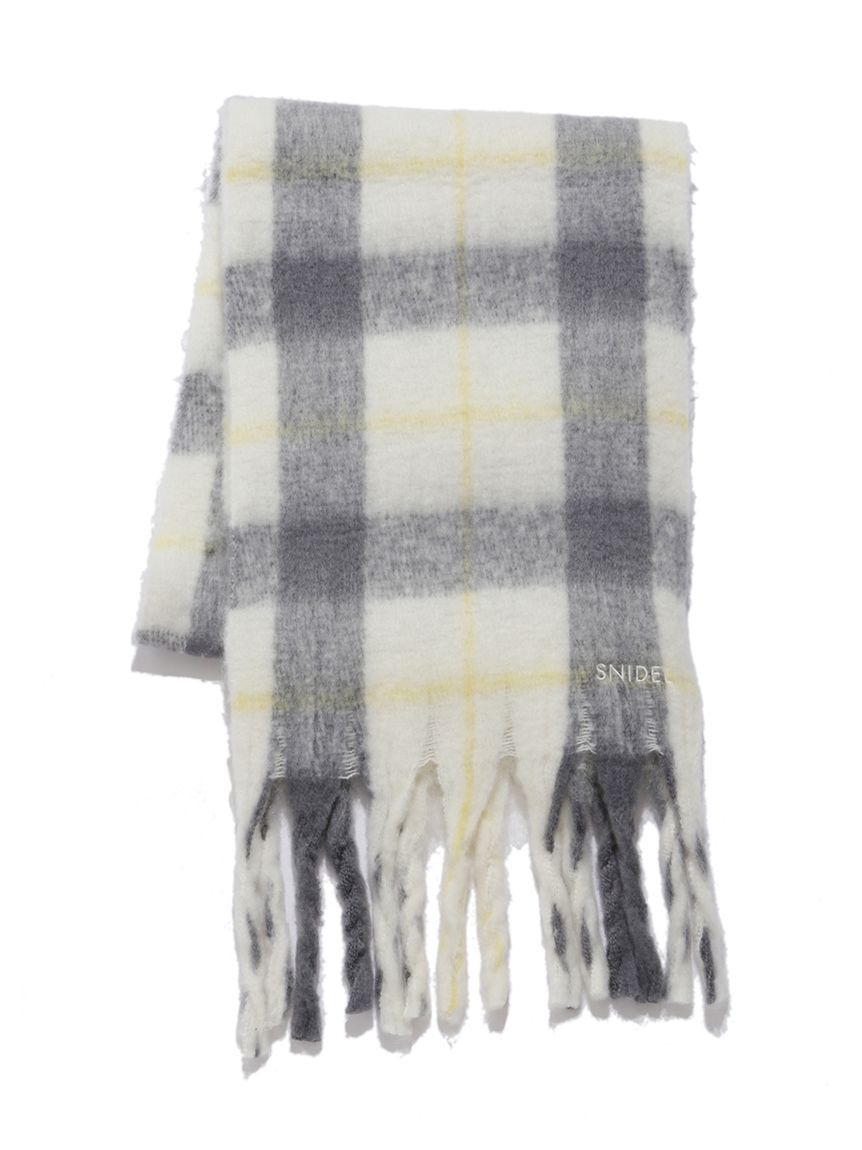 SNIDEL「チェックマフラー」|マフラー|