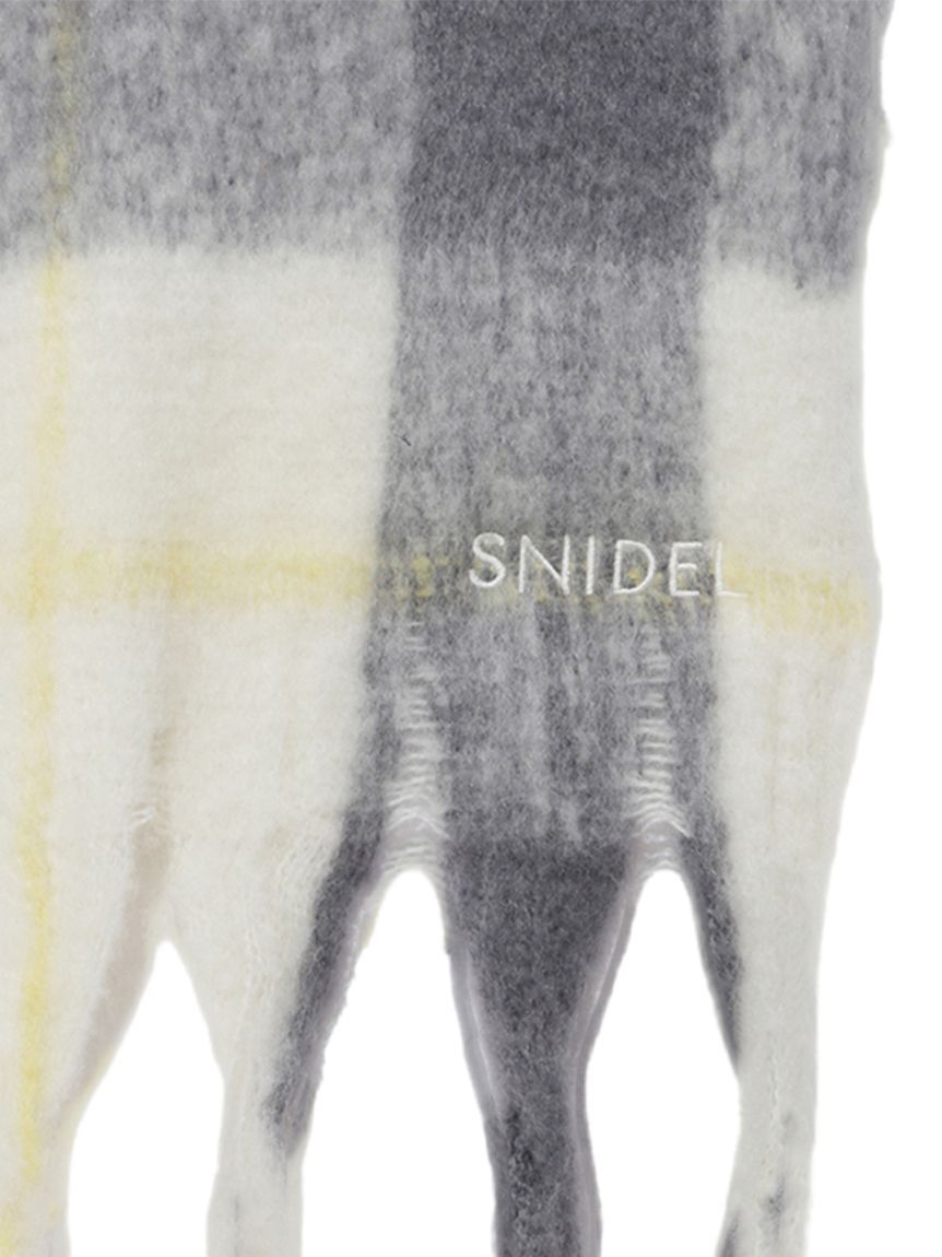 SNIDEL「チェックマフラー」|マフラー|