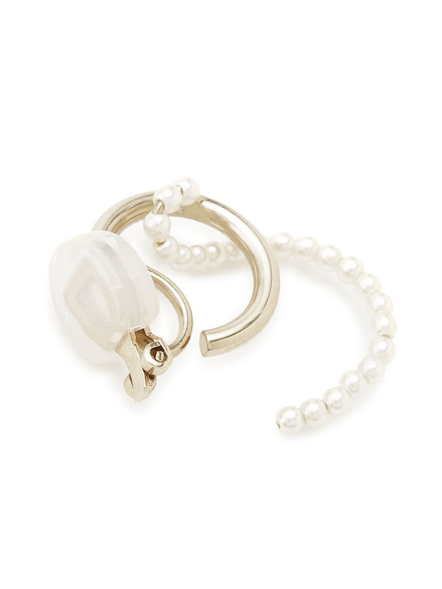 SNIDEL「パールビーズバリエイヤリング」|イヤリング|