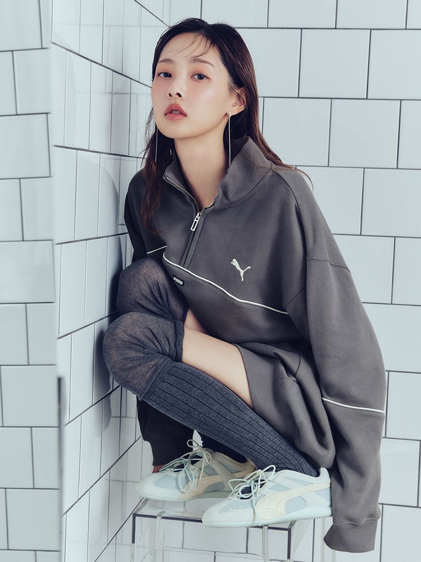 SNIDEL「ロングチェーンピアス」|ピアス|