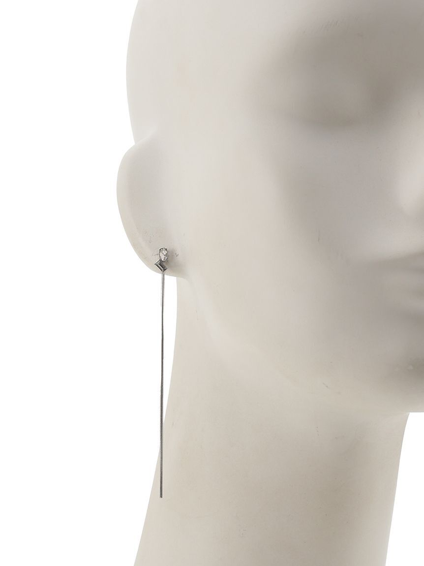 SNIDEL「ロングチェーンピアス」|ピアス|