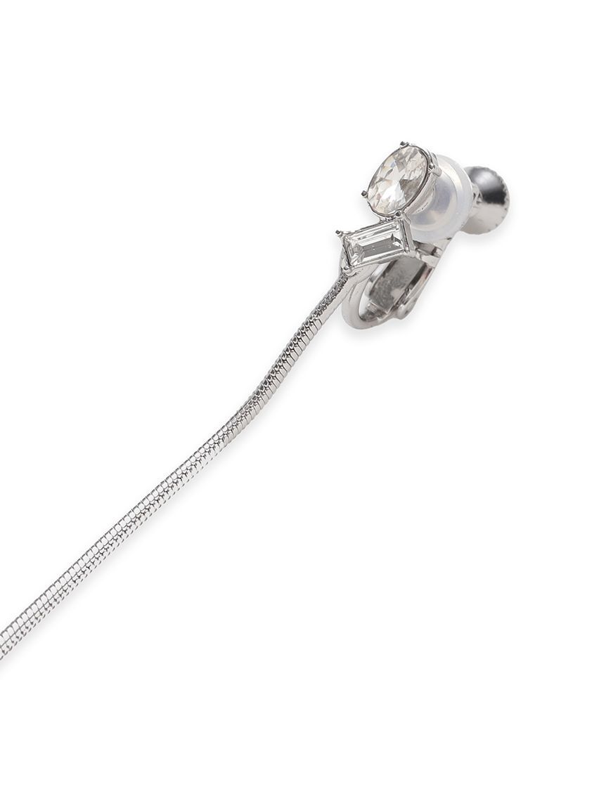 SNIDEL「ロングチェーンイヤリング」|イヤリング|